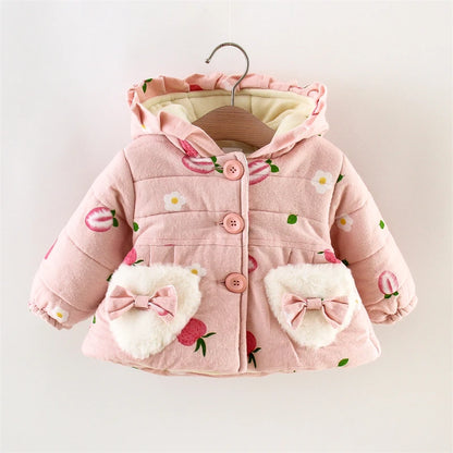 LittleMaylah™ Strawberry Padded Coat