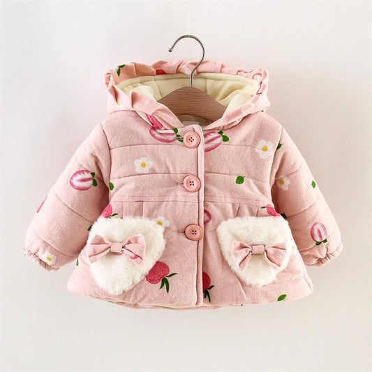 LittleMaylah™ Strawberry Padded Coat