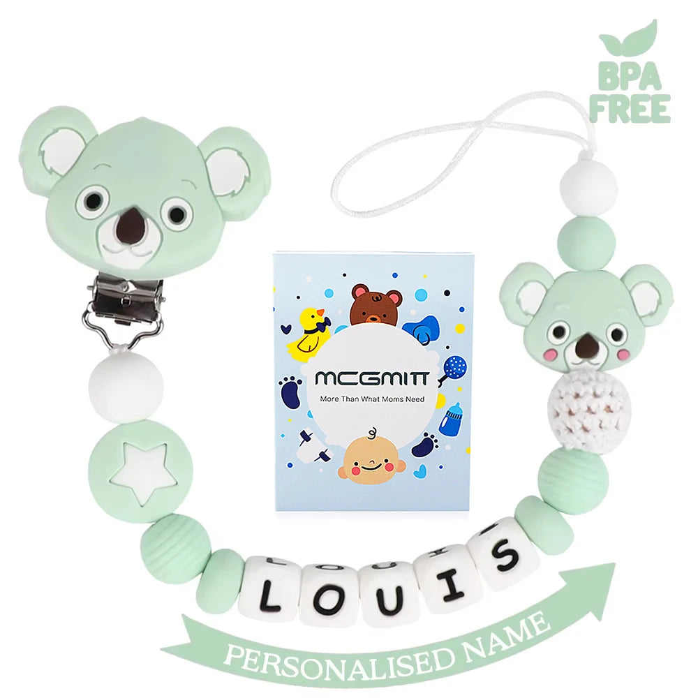 TYRY.HU Silicone Beads Supports Customized English Letter Names Please make a note or contact the seller before placing an order