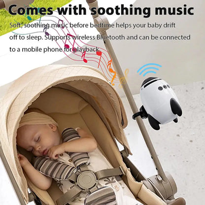 LittleMaylah™ Baby Stroller Rocker | Portable Automatic Infant Swing Sleep Soother with White Noise & Bluetooth
