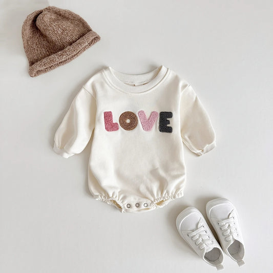 Jumpsuit LOVE Embroidery Soft Cotton