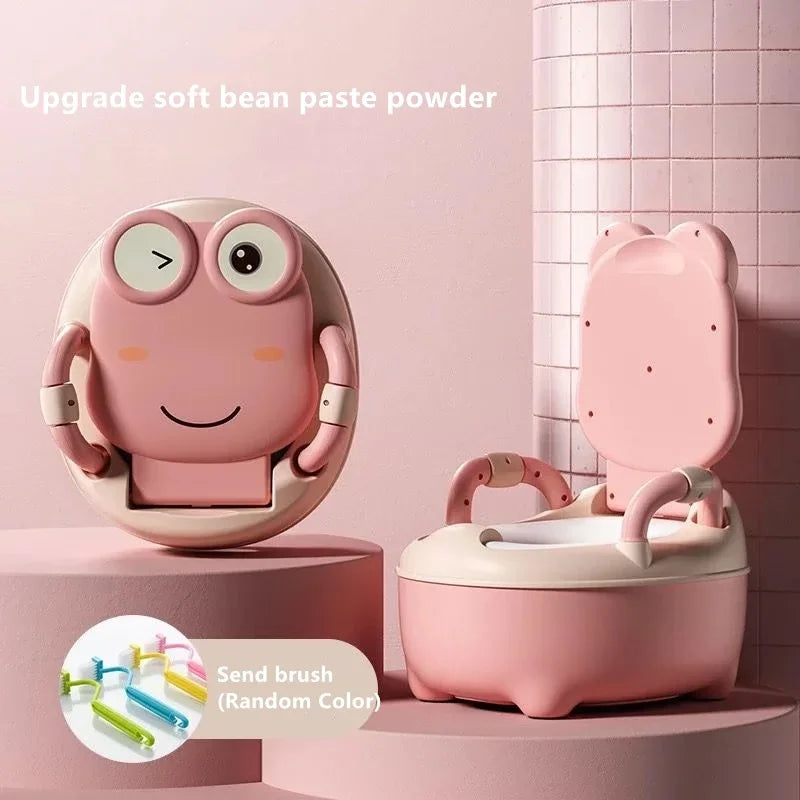 LittleMaylah™ Cartoon Frog Baby Potty Seat – Portable Children’s Toilet Training Seat & Travel Potty