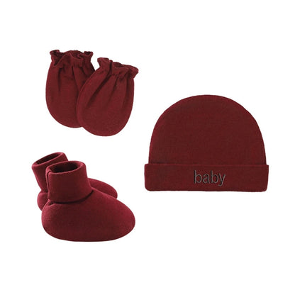 Baby Newborn Cotton Hat Gloves Foot Cover Set Newborn Single Layer Kit for Baby Girls Boys Birth Keeping Warm Clothes
