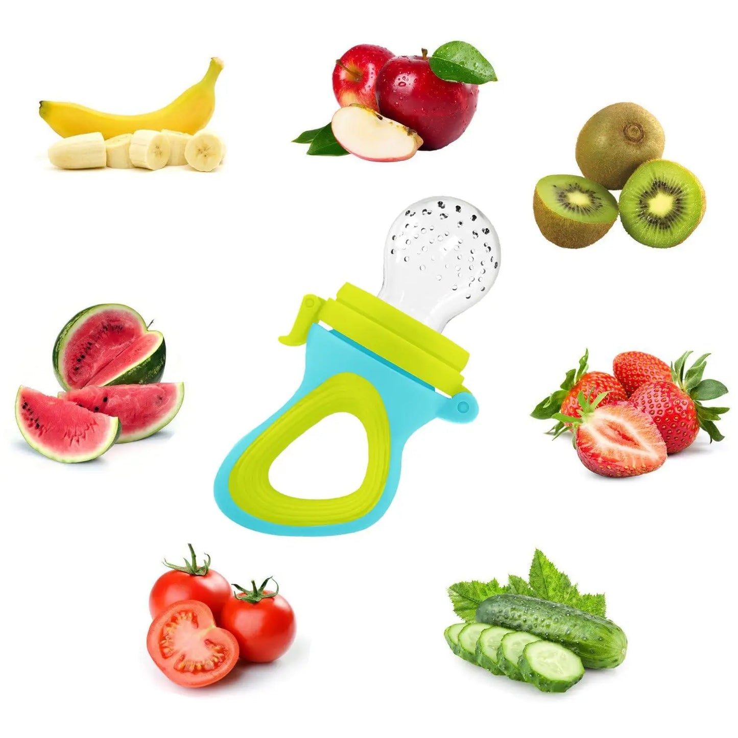 LittleMaylah™ Silicone Baby Food Feeder – Squeezing Bottle with Pacifier Spoon for Easy Feeding