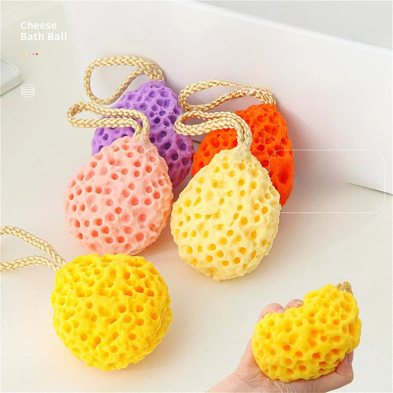 LittleMaylah™ Honeycomb Baby Bath Sponge – Soft Massage & Gentle Cleaning Brush