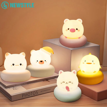 LittleMaylah™ Rechargeable LED Night Light – 3-Level Dimmable for Kids & Nursery