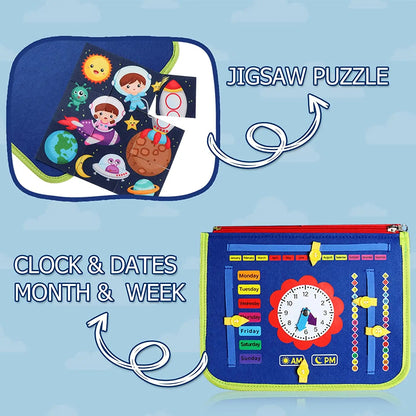 LittleMaylah Toddler Montessori Busy Board
