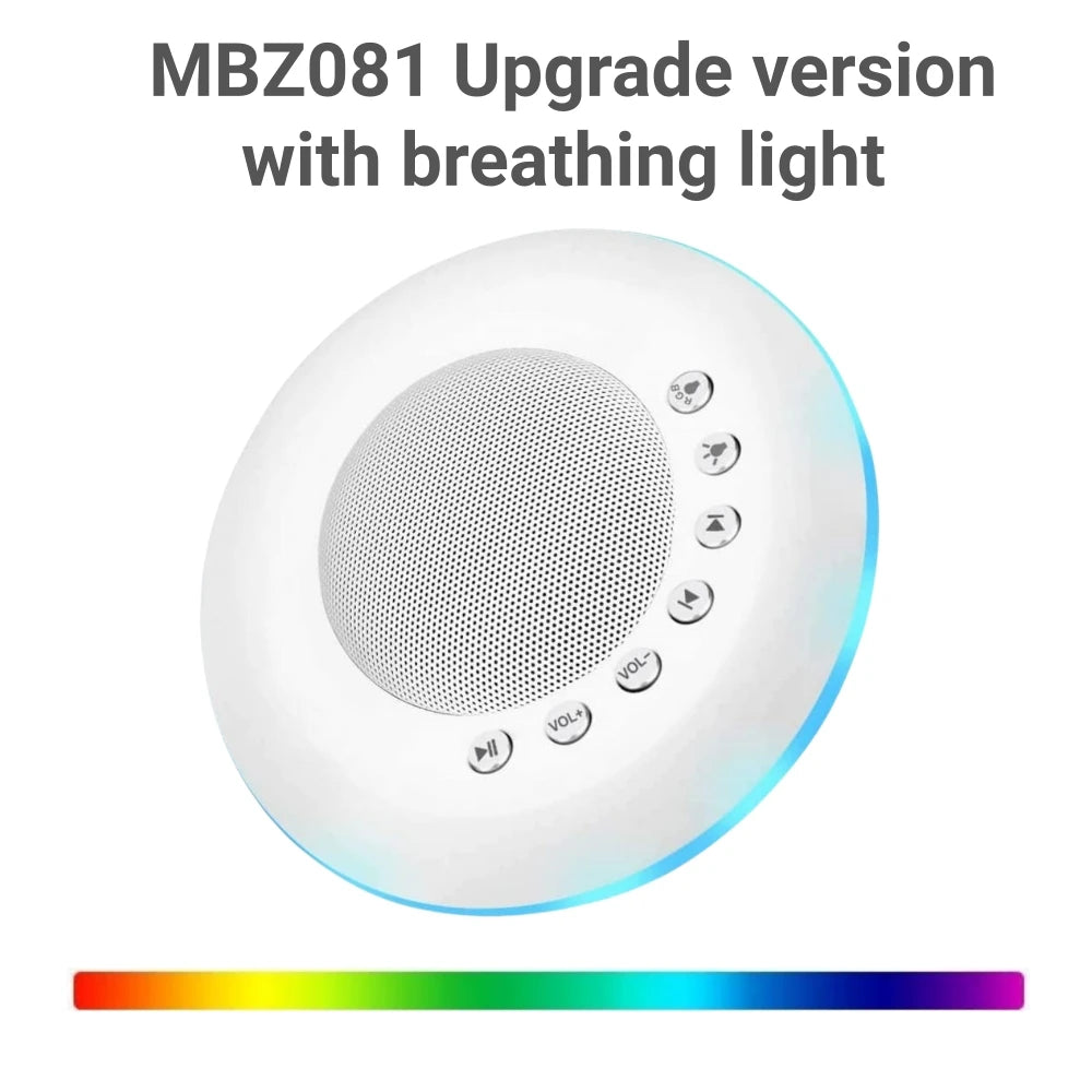 Baby White Noise Sleep Machine With Light Built-in 28 Soothing Sounds USB Rechargeable 2023 Baby White Noise Sleep Aid Device