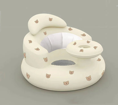 Baby Inflatable Seat for Babies 3-36 Month Built in Air Pump Infant Back Support Sofa Toddler Chair for SittingUp Baby Bath Seat