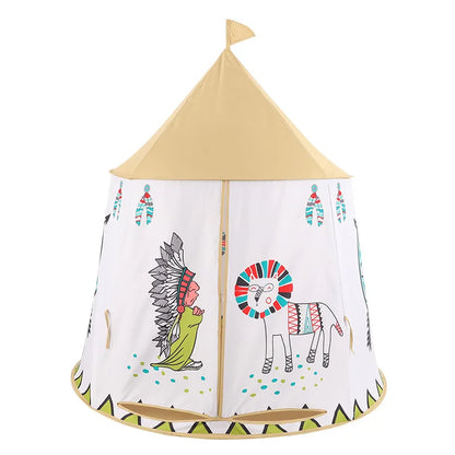 LittleMaylah™ Pop-Up Playhouse Tent – Mushroom Princess Teepee for Kids