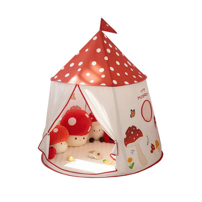 LittleMaylah™ Pop-Up Playhouse Tent – Mushroom Princess Teepee for Kids