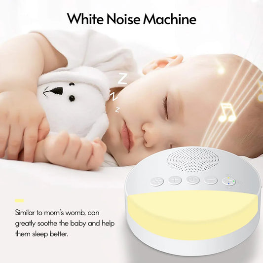 LittleMaylah™ Baby White Noise Machine with Night Light & Timer