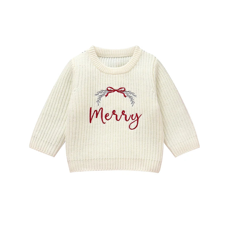 LittleMaylah™ Baby Christmas Knitted Sweater