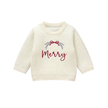 LittleMaylah™ Baby Christmas Knitted Sweater