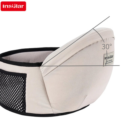 LittleMaylah Baby Carrier Waist Stool – Adjustable Hipseat Carrier for Infants & Toddlers