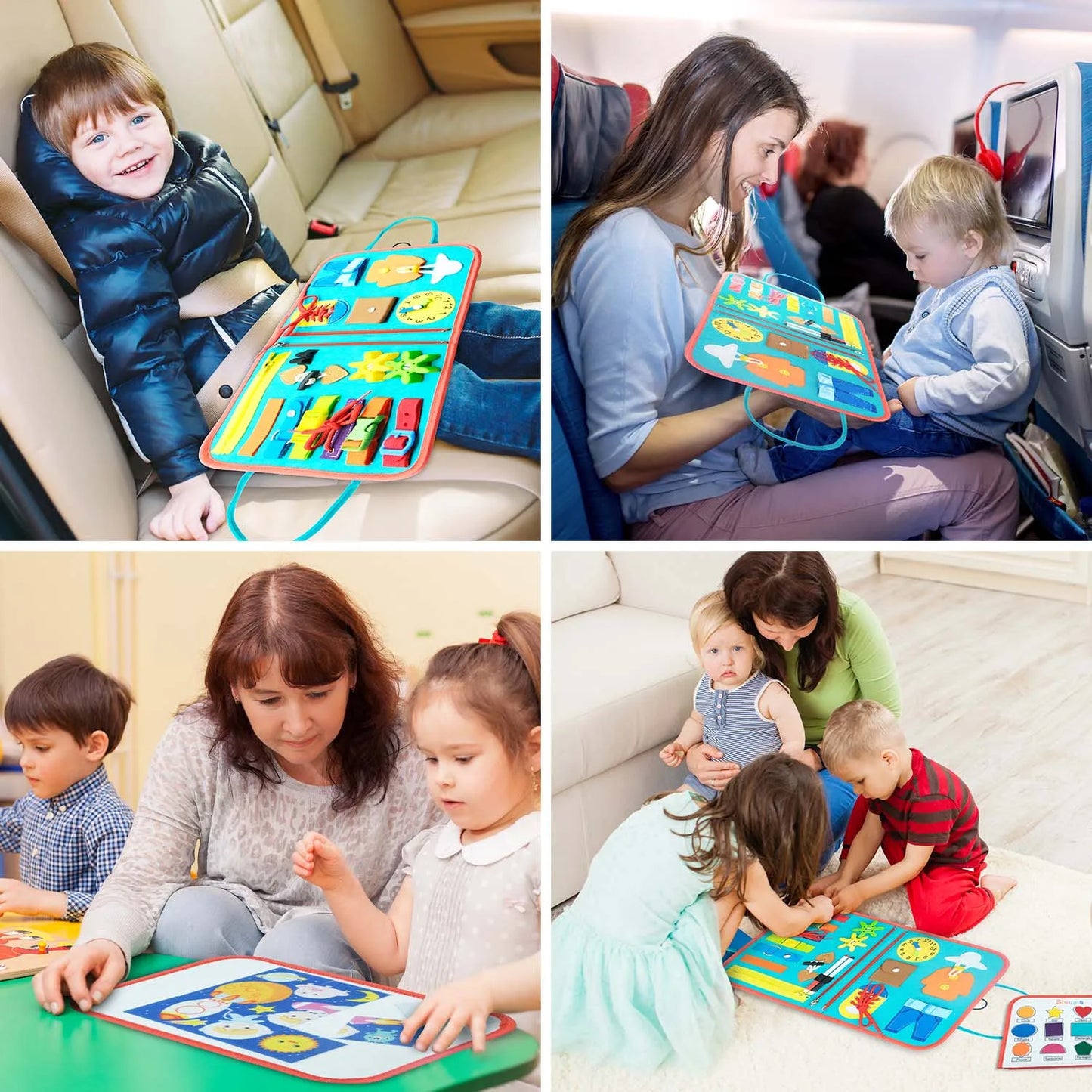 LittleMaylah Toddler Montessori Busy Board