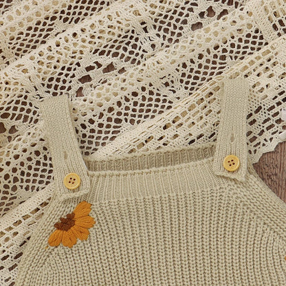 LittleMaylah™ Sleeveless Knitted Baby Bodysuit