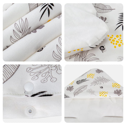 Baby Blanket In Infant Car Seat Soft Cotton Swaddle Wrap With Windproof Hooded Warm For Outside Travel