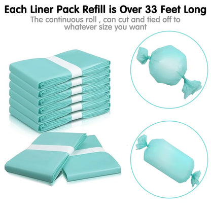 Bady Diaper Refills For ClASSIC Dekor And KORBEL Diaper Garbage Bags For 16L Trash Bucket Replacement Liners