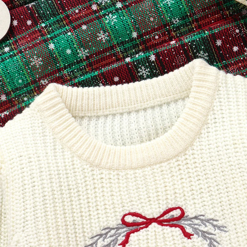 LittleMaylah™ Baby Christmas Knitted Sweater