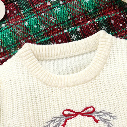 LittleMaylah™ Baby Christmas Knitted Sweater
