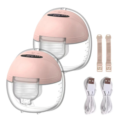 LittleMaylah™ Wearable Breast Pump Hands Free Electric Portable Wearable Breast Pumps Slient BPA-free Breastfeeding Milk Collector
