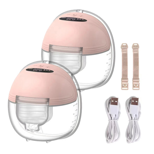 LittleMaylah™ Wearable Breast Pump Hands Free Electric Portable Wearable Breast Pumps Slient BPA-free Breastfeeding Milk Collector