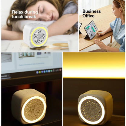 LittleMaylah™ Baby White Noise Machine with Timer & Night Light – Portable Sleep Soother, Auto Shutoff for Infants & Toddlers