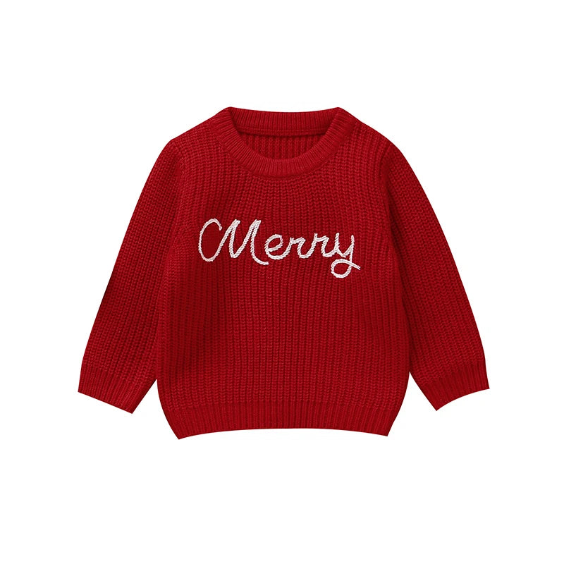 LittleMaylah™ Baby Christmas Knitted Sweater