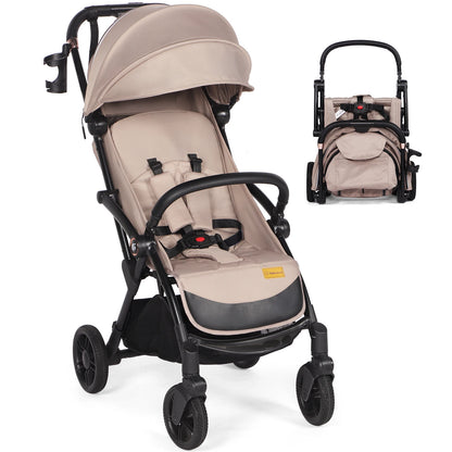 Baby Pushchair,Strollers for Toddlers up to 22KG,Compact & Lightweight One Hand Gravity Foldable Pram,UPF 50+ Canopy