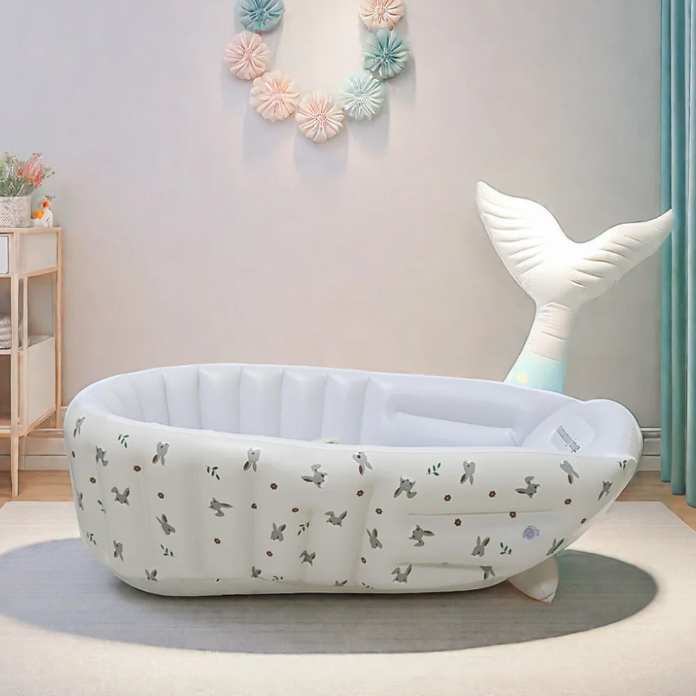 LittleMaylah™ Baby Inflatable Bathtub & Pool – Portable Newborn & Kids Outdoor Bath