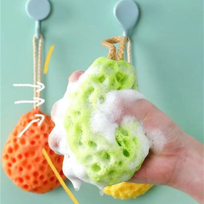 LittleMaylah™ Honeycomb Baby Bath Sponge – Soft Massage & Gentle Cleaning Brush