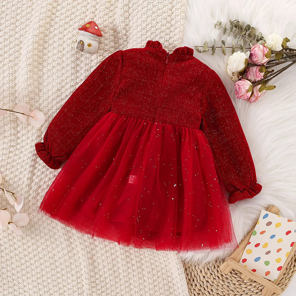 LittleMaylah™ Christmas Princess Dress
