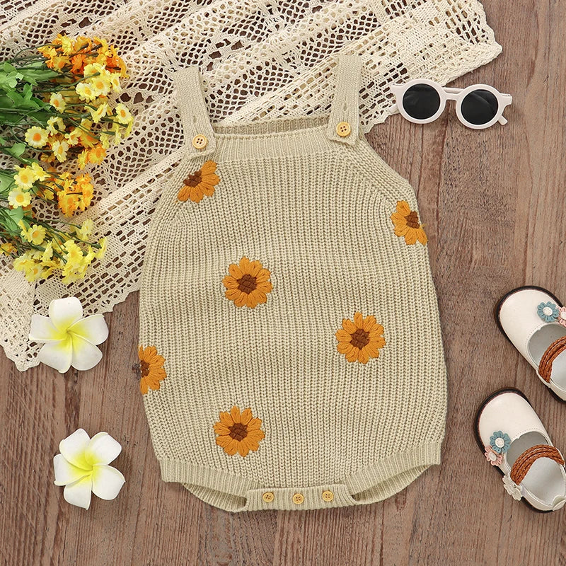 LittleMaylah™ Sleeveless Knitted Baby Bodysuit