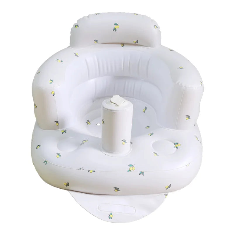 Baby Inflatable Seat for Babies 3-36 Month Built in Air Pump Infant Back Support Sofa Toddler Chair for SittingUp Baby Bath Seat
