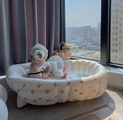 LittleMaylah™ Baby Inflatable Bathtub & Pool – Portable Newborn & Kids Outdoor Bath