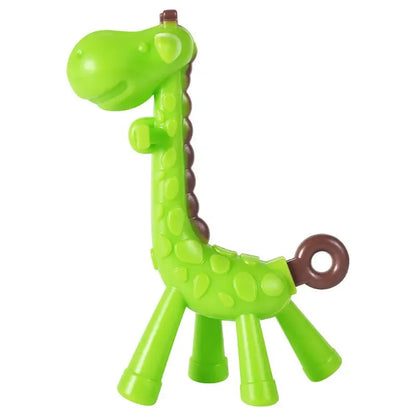 1PCS Baby Silicone Teething Training Toothbrush BPA Free Giraffe Shape Safe Toddle Teether Chew Toys Teethers Soothe Babies Gums