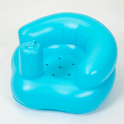 Baby Inflatable Seat for Babies 3-36 Month Built in Air Pump Infant Back Support Sofa Toddler Chair for SittingUp Baby Bath Seat