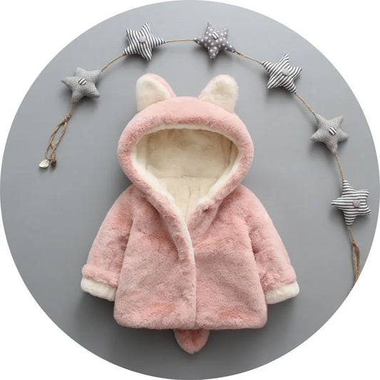 LittleMaylah™ Baby Winter Plush Cotton Outfit