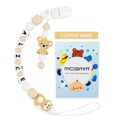 TYRY.HU Silicone Beads Supports Customized English Letter Names Please make a note or contact the seller before placing an order