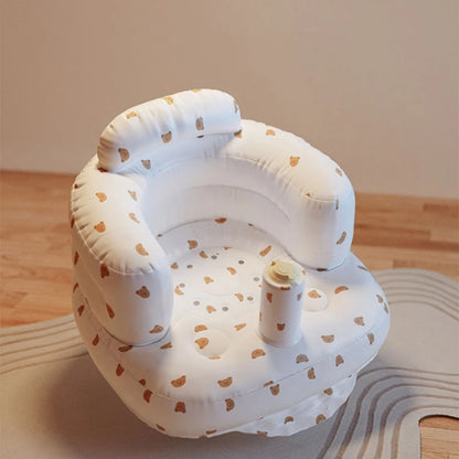 LittleMaylah™ Baby Inflatable Sofa – Portable Multifunctional Bath Chair & Sitting Trainer