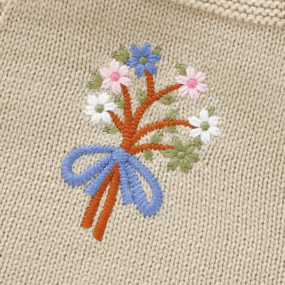LittleMaylah™ Floral Embroidered Bodysuit Newborn & Toddler One-Piece Outfit