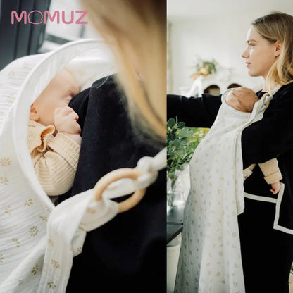 LittleMaylah™ Breastfeeding Nursing Cover Baby Feeding Cloth Privacy Breast Feeding Blanket Baby Feeding Cloth Privacy Breast Feeding Blanket