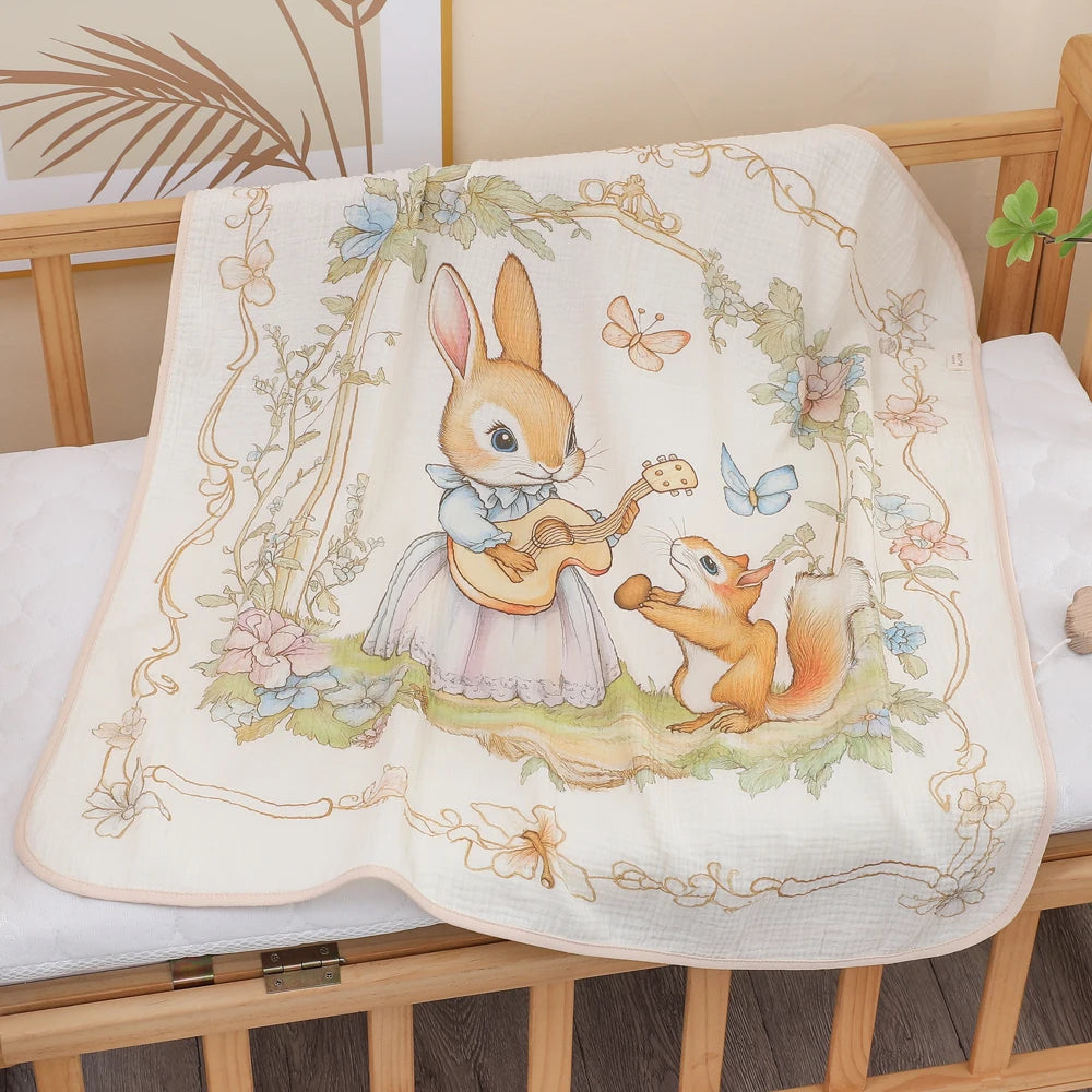 LittleMaylah  baby bath towel pure cotton | soft children's blanket absorbent
