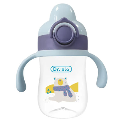 LittleMaylah™ 300ml Baby Training Cup – Child Water Bottle with Straw, BPA-Free Kids Feeding & Drinking Cup