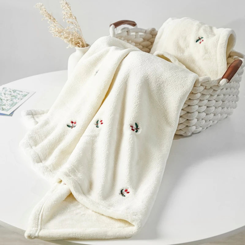 LittleMaylah™ Winter Fleece Baby Blanket – Cozy Swaddle & Stroller Throw for Newborns