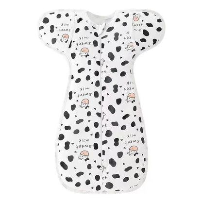 LittleMaylah™ 100% Cotton Newborn Swaddle Sleepsack – Soft Bedding Wrap (0–6 Months)