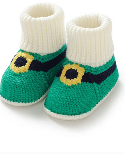 LittleMaylah™ Christmas Baby Knitted Booties