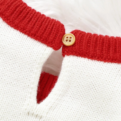 LittleMaylah™ Baby Santa Claus Striped Romper