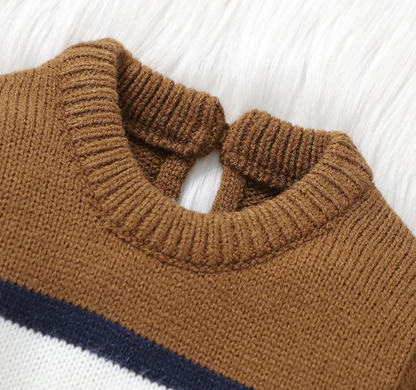 LittleMaylah™ Striped Baby Footed Romper